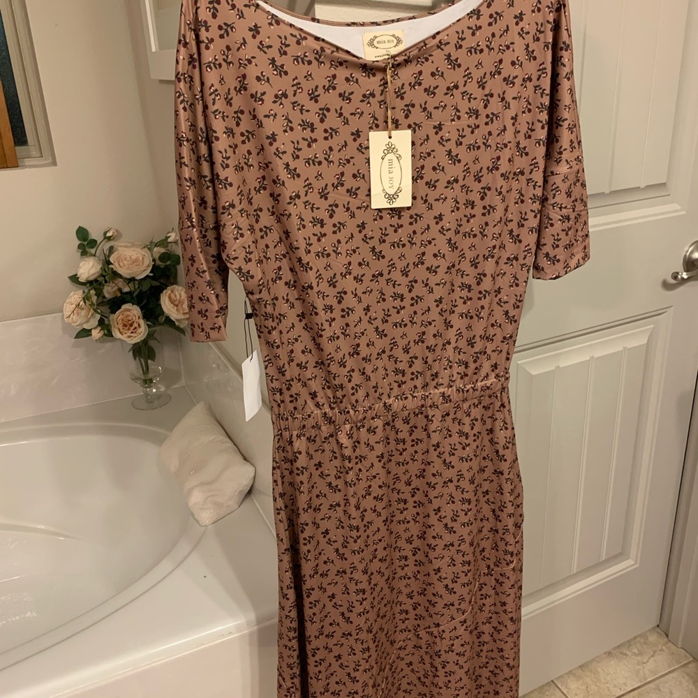 JOYFOLIE FALLYN DRESS IN DITSY FLORAL